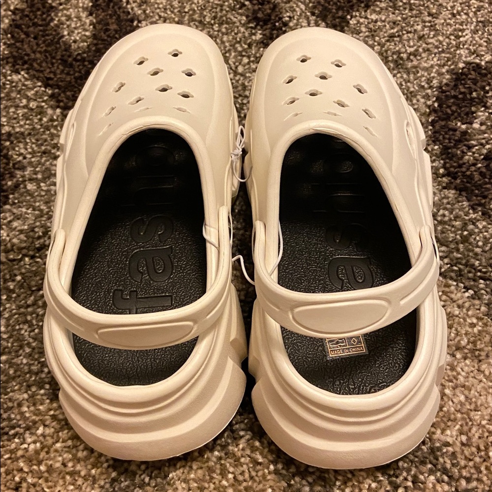 Platform beige krok NEW ultra comfort clog Classic ivory - Picture 7 of 15